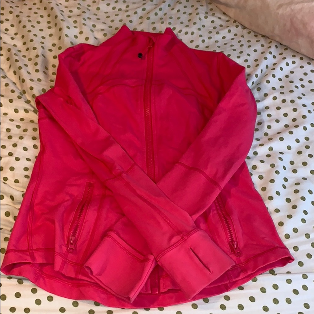 Lululemon zip Up Salmon Pink